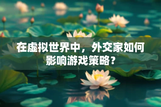 在虚拟世界中，外交家如何影响游戏策略？
