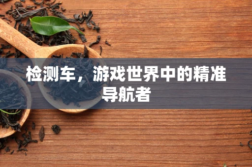检测车，游戏世界中的精准导航者