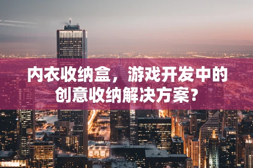 内衣收纳盒，游戏开发中的创意收纳解决方案？