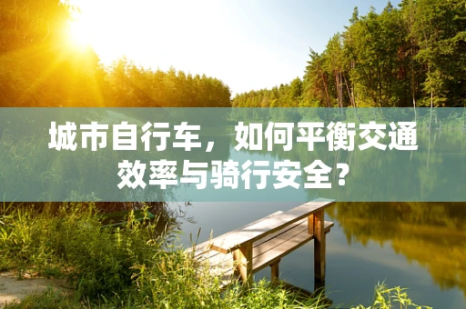 城市自行车，如何平衡交通效率与骑行安全？