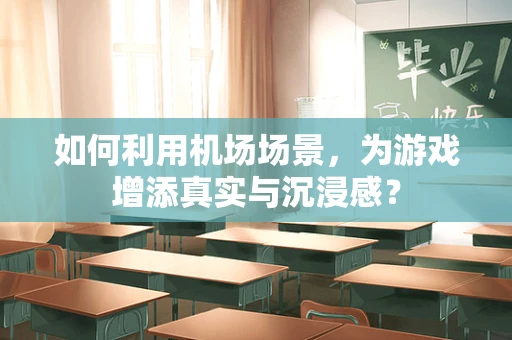 如何利用机场场景，为游戏增添真实与沉浸感？