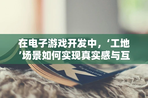 在电子游戏开发中，‘工地’场景如何实现真实感与互动性的完美融合？