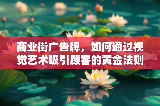商业街广告牌，如何通过视觉艺术吸引顾客的黄金法则？