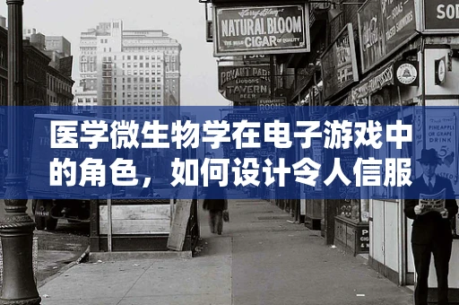 医学微生物学在电子游戏中的角色，如何设计令人信服的病原体挑战？