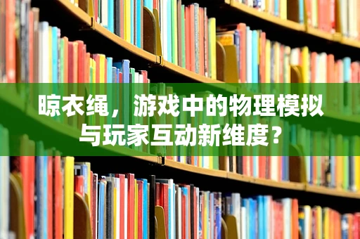 晾衣绳，游戏中的物理模拟与玩家互动新维度？