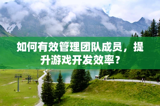 如何有效管理团队成员，提升游戏开发效率？