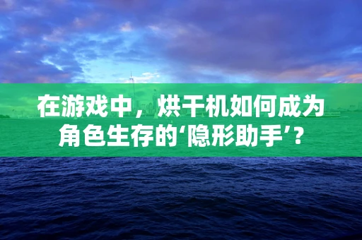 在游戏中，烘干机如何成为角色生存的‘隐形助手’？