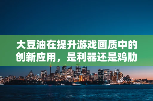 大豆油在提升游戏画质中的创新应用，是利器还是鸡肋？