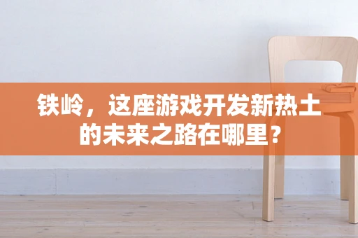 铁岭，这座游戏开发新热土的未来之路在哪里？