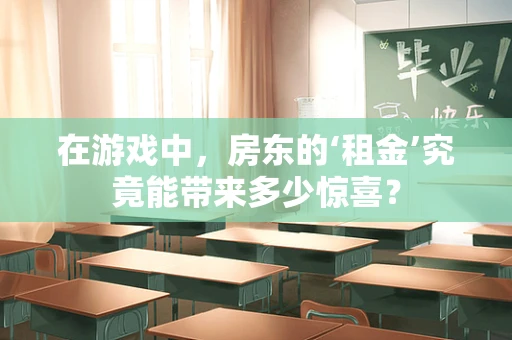 在游戏中，房东的‘租金’究竟能带来多少惊喜？