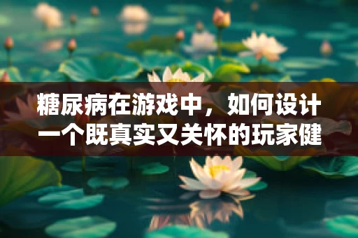糖尿病在游戏中，如何设计一个既真实又关怀的玩家健康系统？