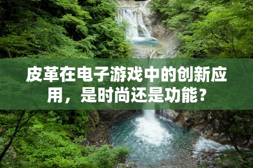 皮革在电子游戏中的创新应用，是时尚还是功能？