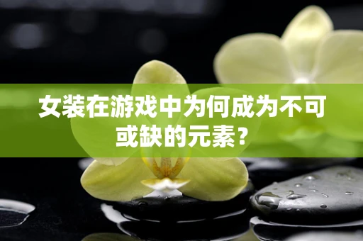 女装在游戏中为何成为不可或缺的元素？
