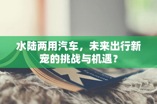 水陆两用汽车，未来出行新宠的挑战与机遇？