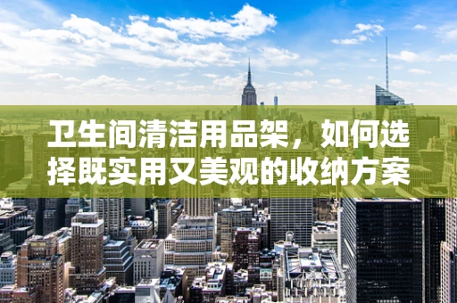 卫生间清洁用品架，如何选择既实用又美观的收纳方案？