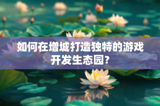 如何在增城打造独特的游戏开发生态园？