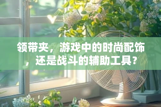 领带夹，游戏中的时尚配饰，还是战斗的辅助工具？