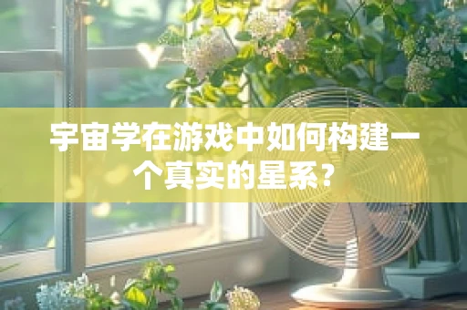 宇宙学在游戏中如何构建一个真实的星系？