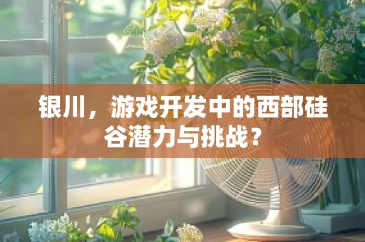 银川，游戏开发中的西部硅谷潜力与挑战？