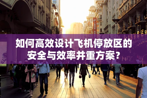 如何高效设计飞机停放区的安全与效率并重方案？