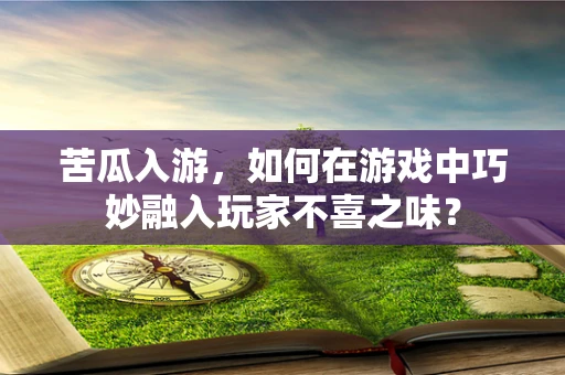 苦瓜入游，如何在游戏中巧妙融入玩家不喜之味？
