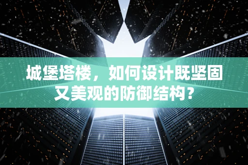 城堡塔楼，如何设计既坚固又美观的防御结构？