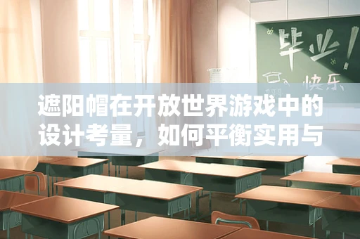 遮阳帽在开放世界游戏中的设计考量，如何平衡实用与美学？