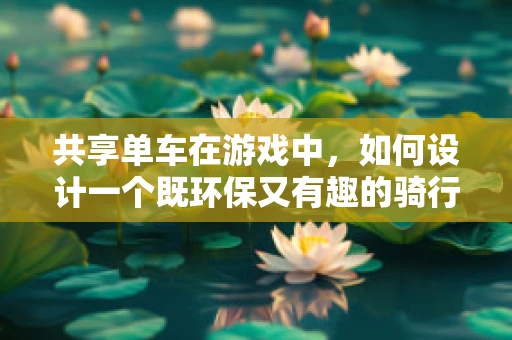 共享单车在游戏中，如何设计一个既环保又有趣的骑行体验？