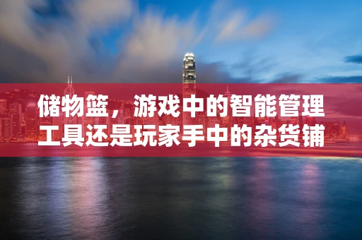 储物篮，游戏中的智能管理工具还是玩家手中的杂货铺？