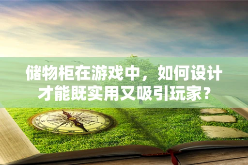 储物柜在游戏中，如何设计才能既实用又吸引玩家？