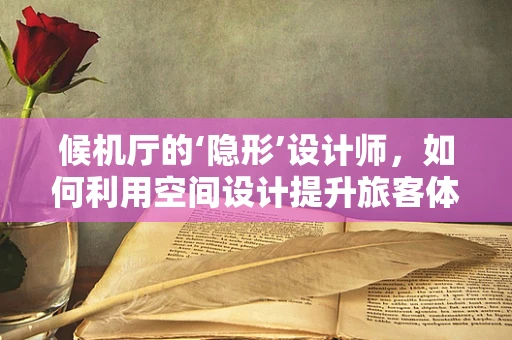 候机厅的‘隐形’设计师，如何利用空间设计提升旅客体验？
