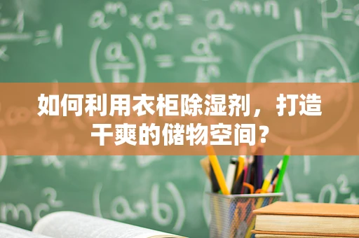 如何利用衣柜除湿剂，打造干爽的储物空间？