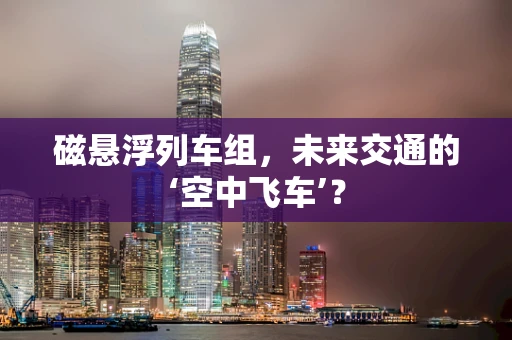 磁悬浮列车组，未来交通的‘空中飞车’？