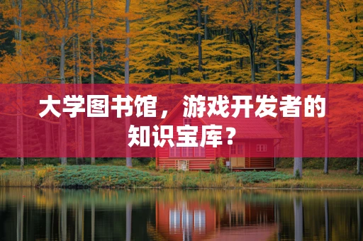 大学图书馆，游戏开发者的知识宝库？