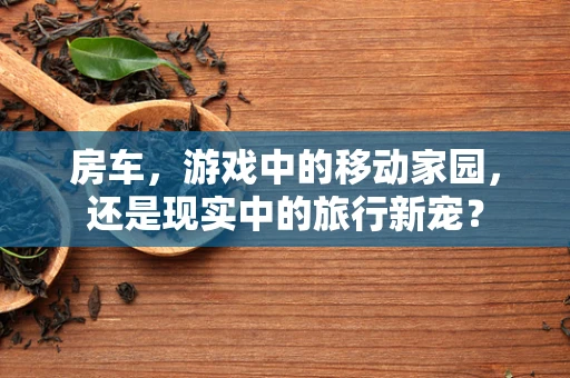 房车，游戏中的移动家园，还是现实中的旅行新宠？
