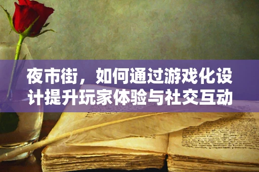 夜市街，如何通过游戏化设计提升玩家体验与社交互动？
