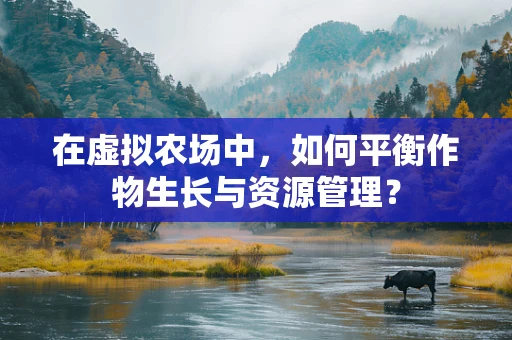 在虚拟农场中，如何平衡作物生长与资源管理？