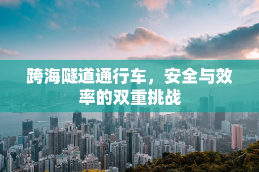跨海隧道通行车，安全与效率的双重挑战