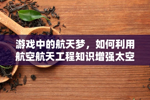 游戏中的航天梦，如何利用航空航天工程知识增强太空探险体验？