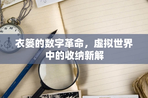 衣篓的数字革命，虚拟世界中的收纳新解