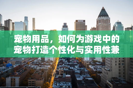 宠物用品，如何为游戏中的宠物打造个性化与实用性兼备的装备？