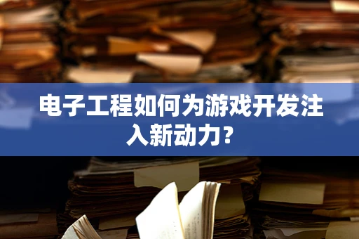 电子工程如何为游戏开发注入新动力？