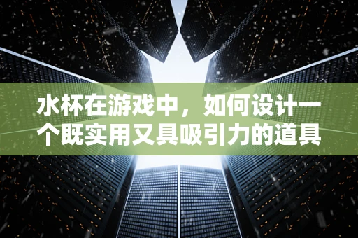 水杯在游戏中，如何设计一个既实用又具吸引力的道具？