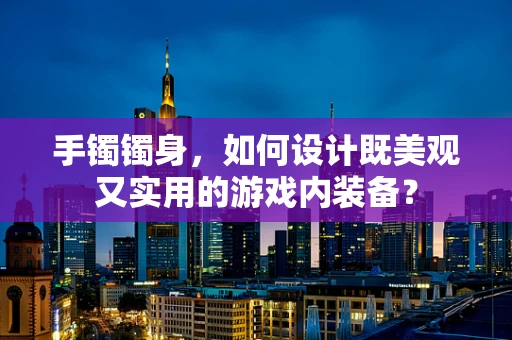 手镯镯身，如何设计既美观又实用的游戏内装备？