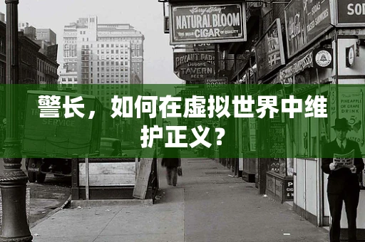 警长，如何在虚拟世界中维护正义？