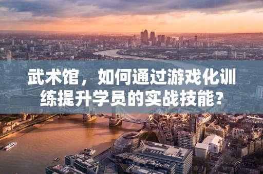 武术馆，如何通过游戏化训练提升学员的实战技能？