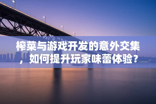 榨菜与游戏开发的意外交集，如何提升玩家味蕾体验？