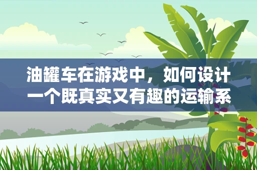油罐车在游戏中，如何设计一个既真实又有趣的运输系统？