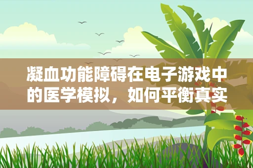 凝血功能障碍在电子游戏中的医学模拟，如何平衡真实性与游戏体验？
