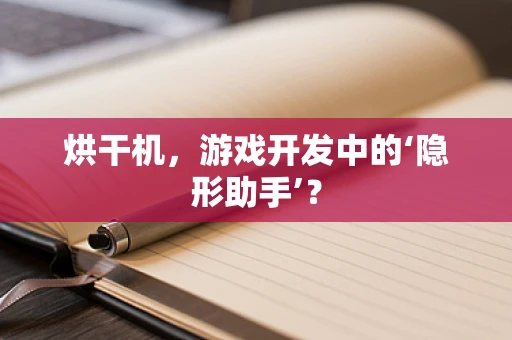 烘干机，游戏开发中的‘隐形助手’？